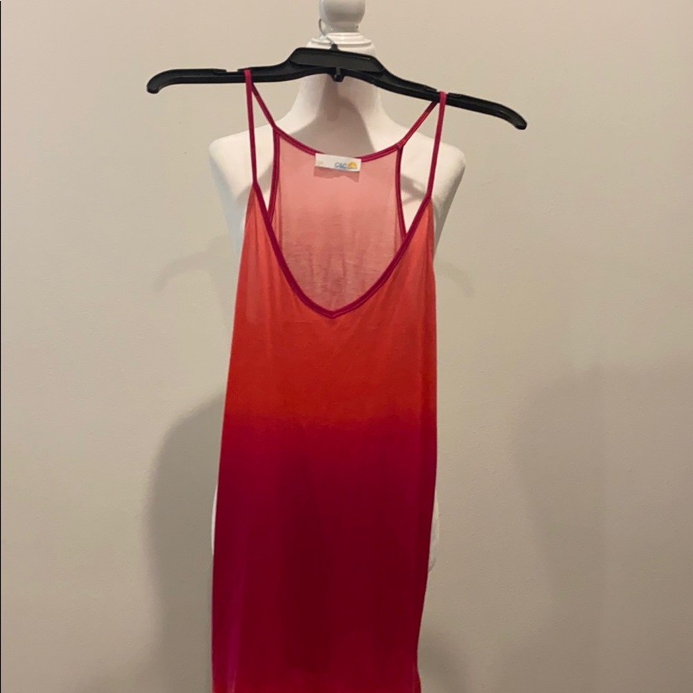C&C Pink ombre longer tank